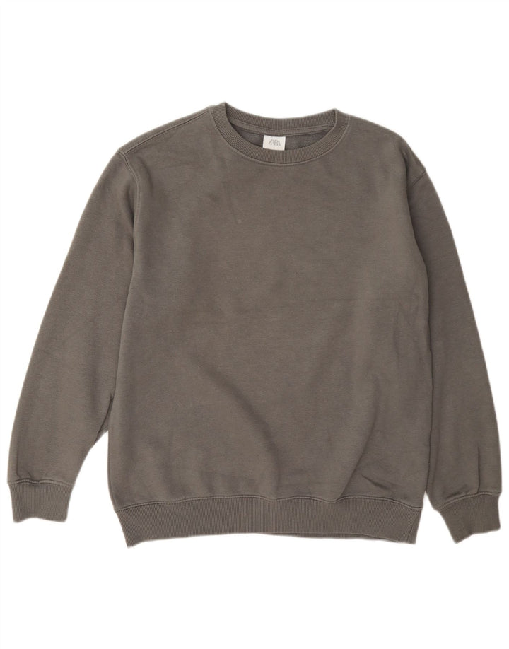 Zara Boys Sweatshirt Jumper 13-14 år Grå bomuld