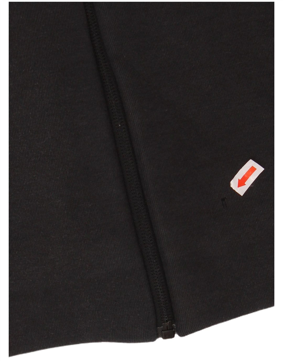 NIKE hættetrøje med lynlås til drenge 13-14 år XL Sort bomuld