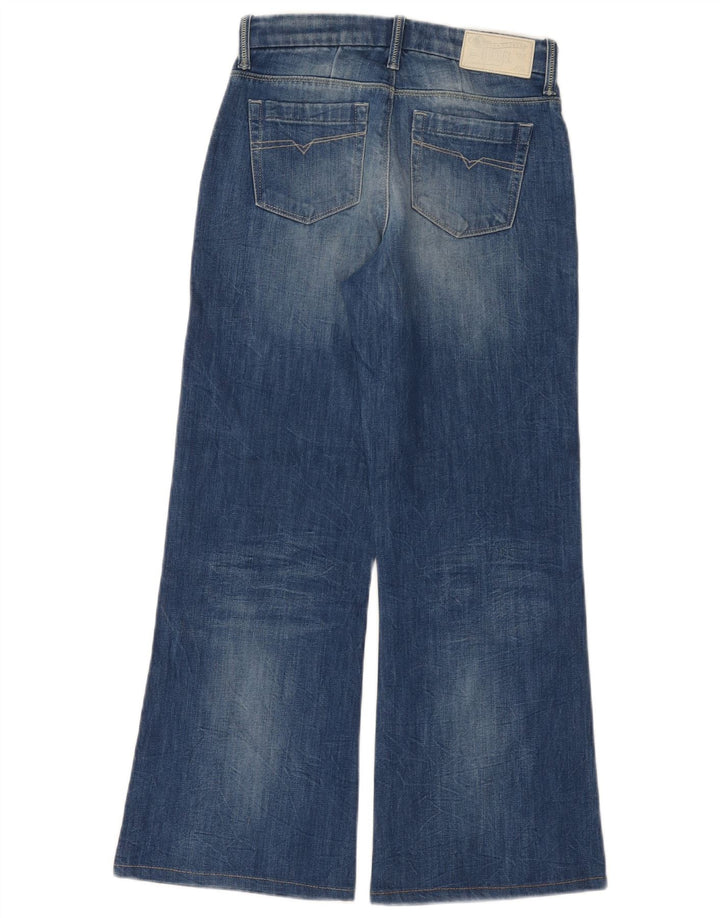 Diesel Dame Flairlegg Regular Flared Jeans W25 L27 Blå Bomuld