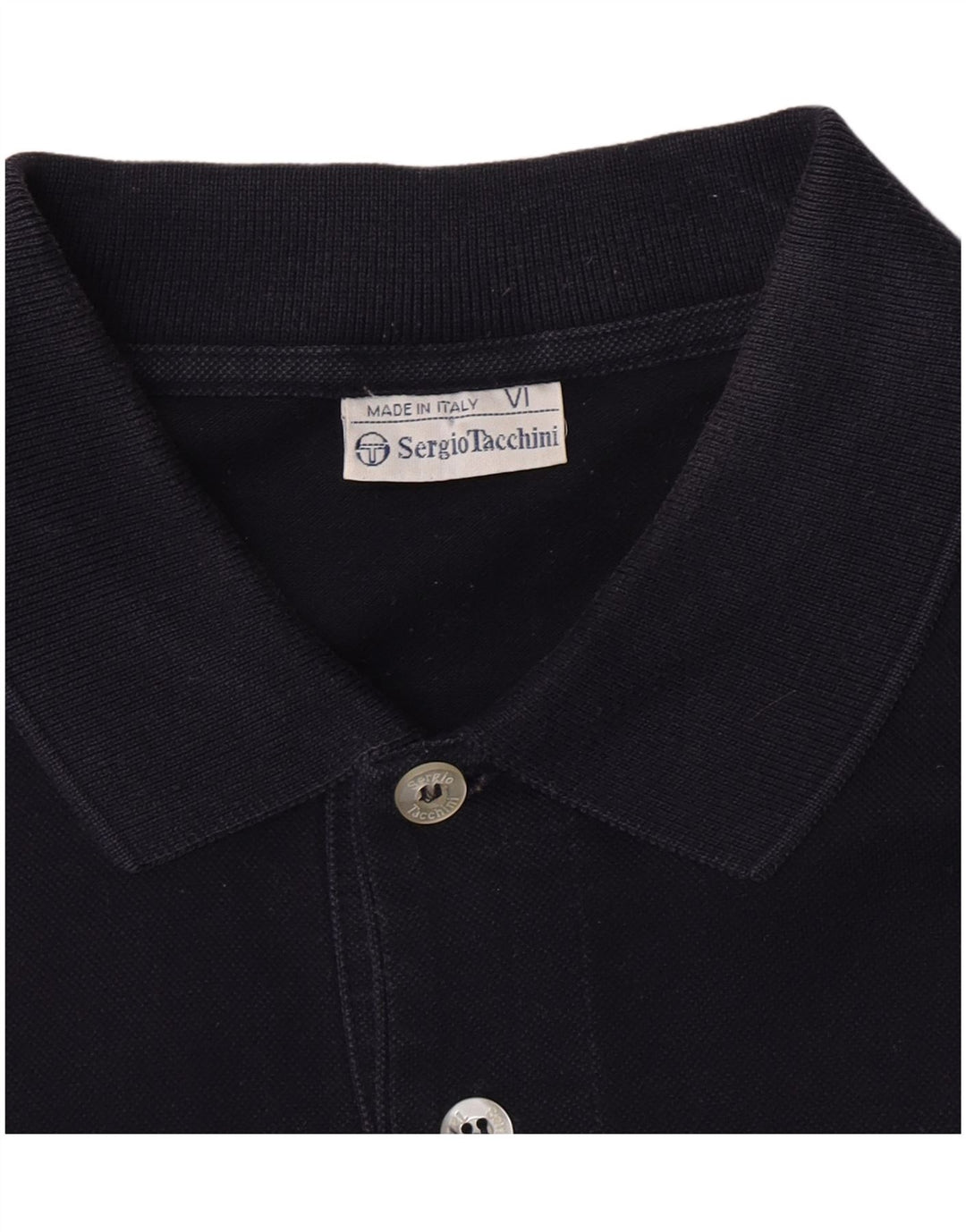 Sergio Tacchini Herre poloshirt Stor marineblå bomuld