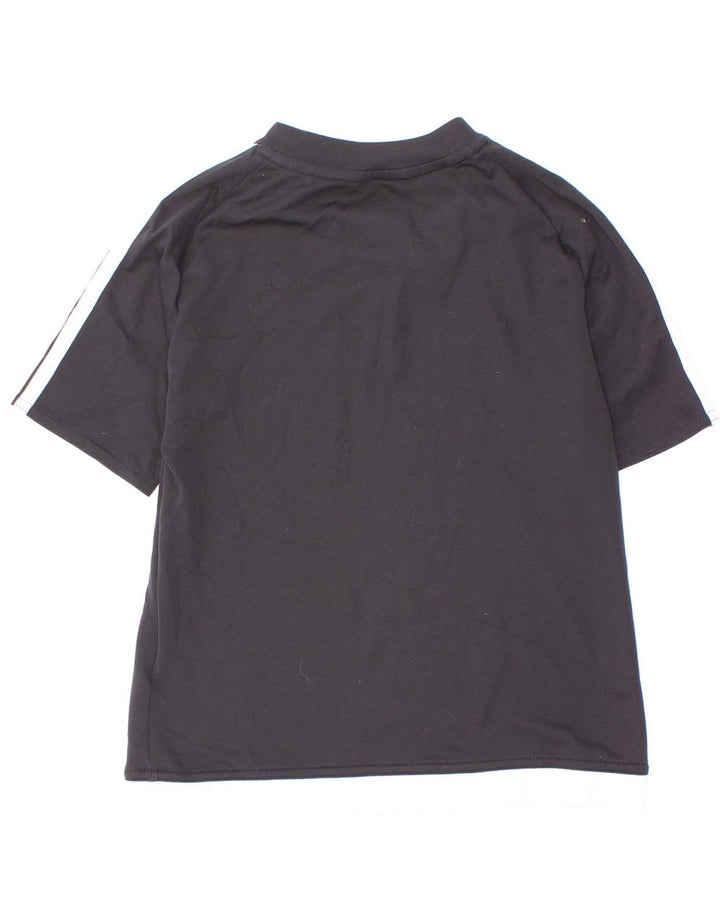 Adidas Boys Climalite T-Shirt Top 7-8 år Sort Polyester