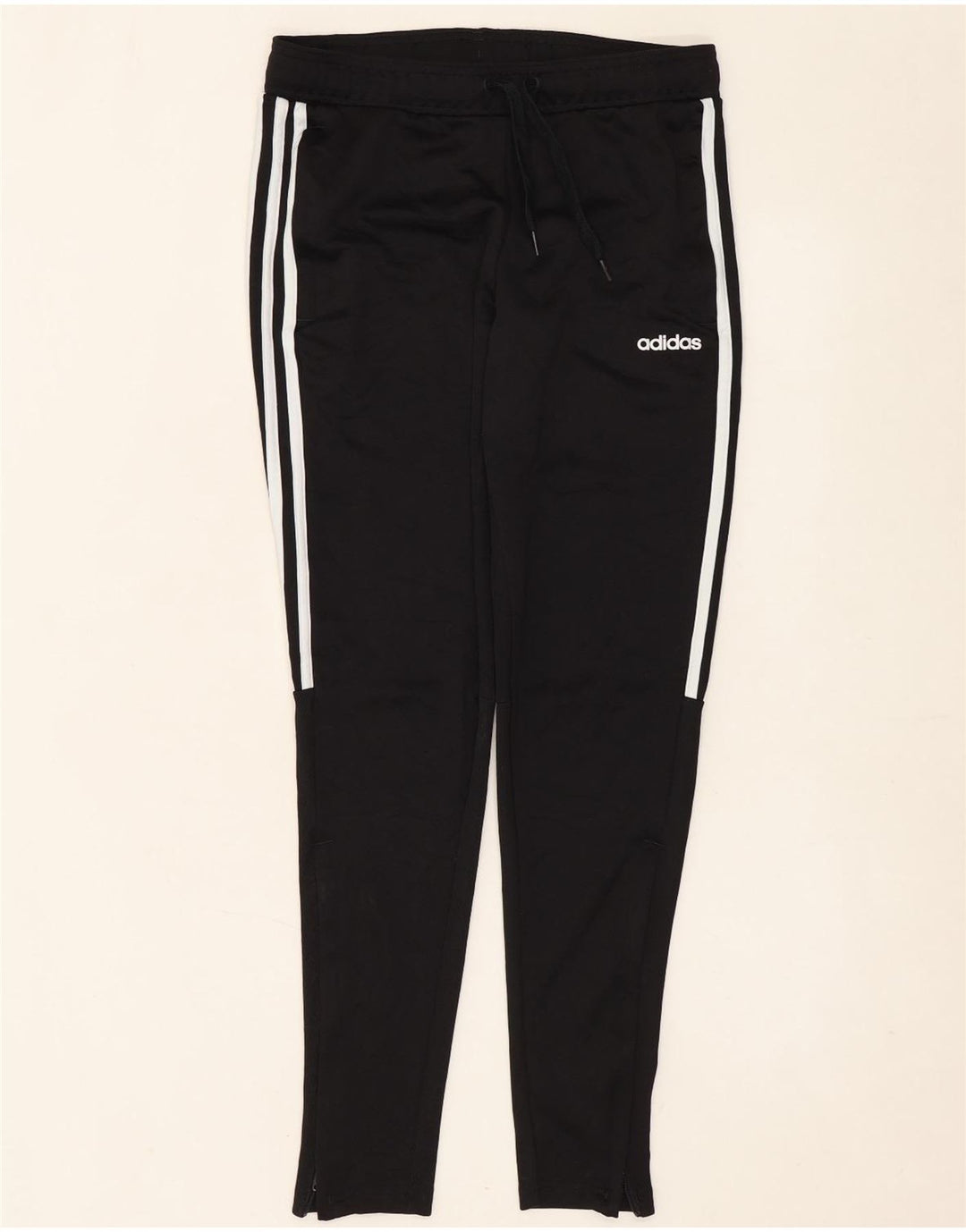 Adidas Træningsdragtsbukser til kvinder UK 8/10 Small Black Polyester