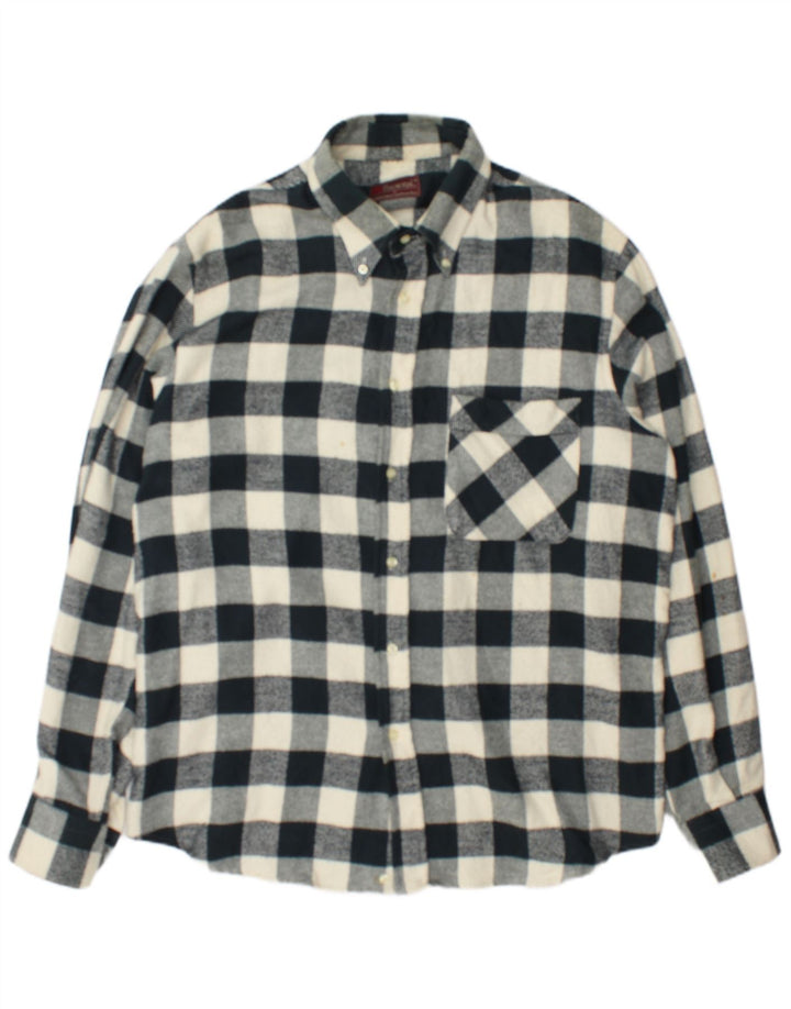 Balmoral Herre Flanellskjorte Str. 45 18 2XL Grøn Gingham