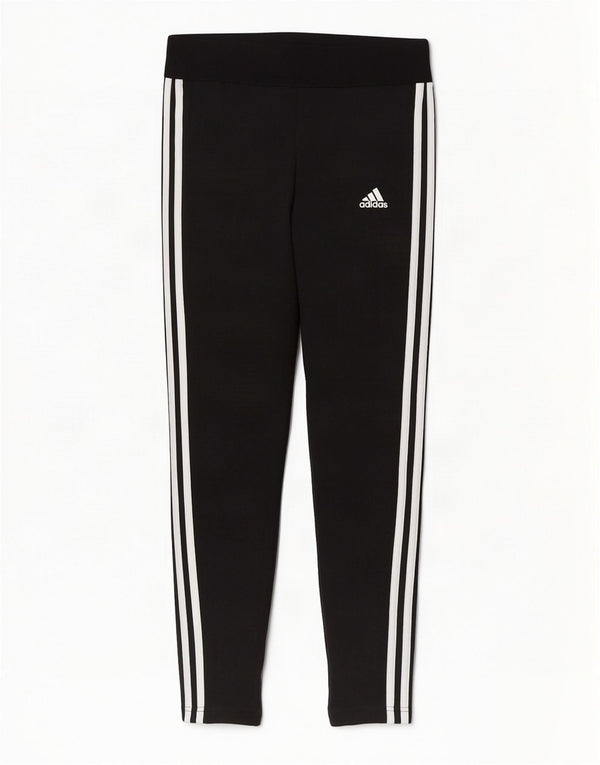 Adidas Dame Leggings UK 12/14 Medium Sort Bomuld