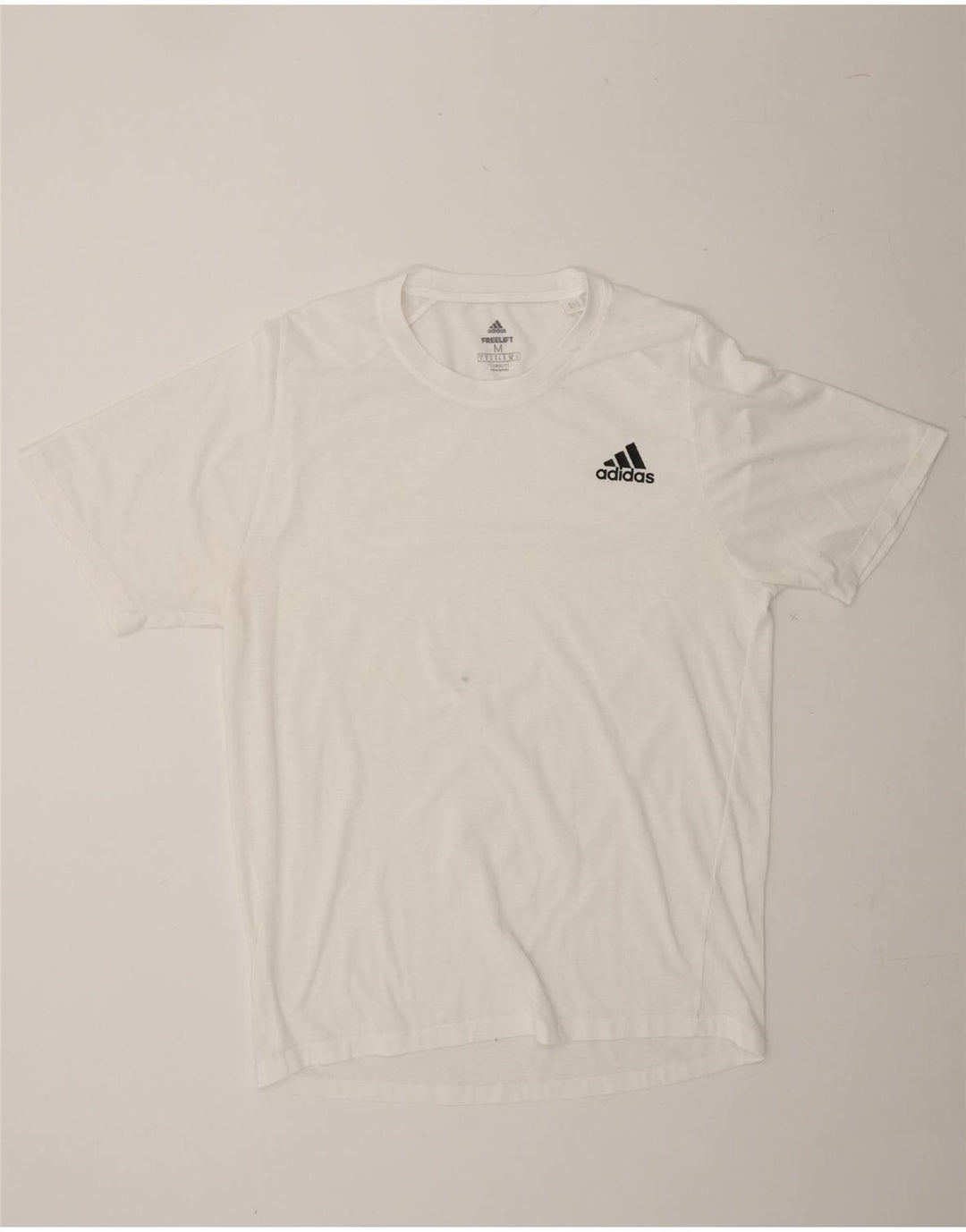 ADIDAS Mens Climalite T-Shirt Top Medium White Vintage Adidas and Second-Hand Adidas from Messina Hembry 
