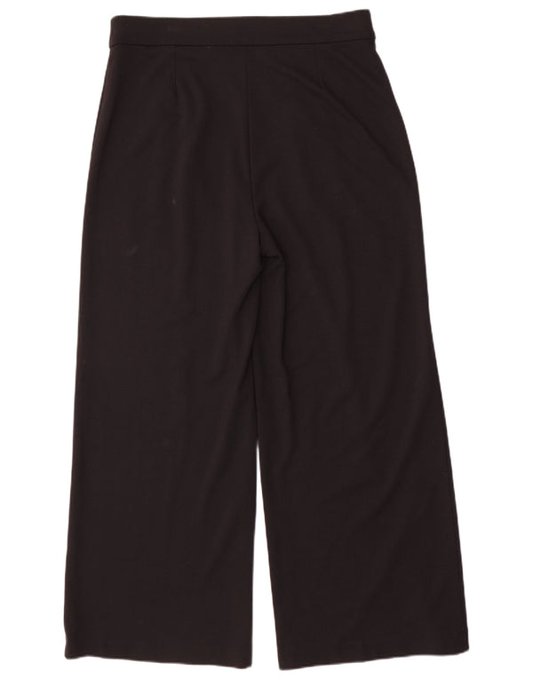 Marks & Spencer Kvinder Casual Bukser med brede ben, UK 16 Large W34 L29 Sort