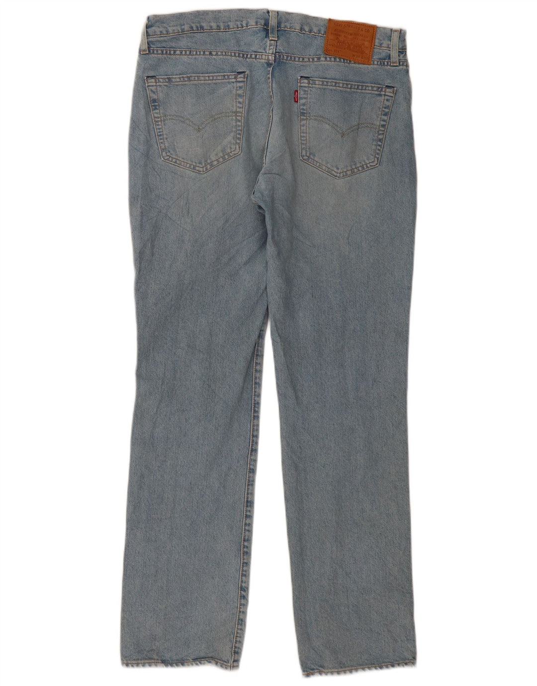 LEVI'S Herre 511 Slim Jeans W34 L32 Blå Bomuld
