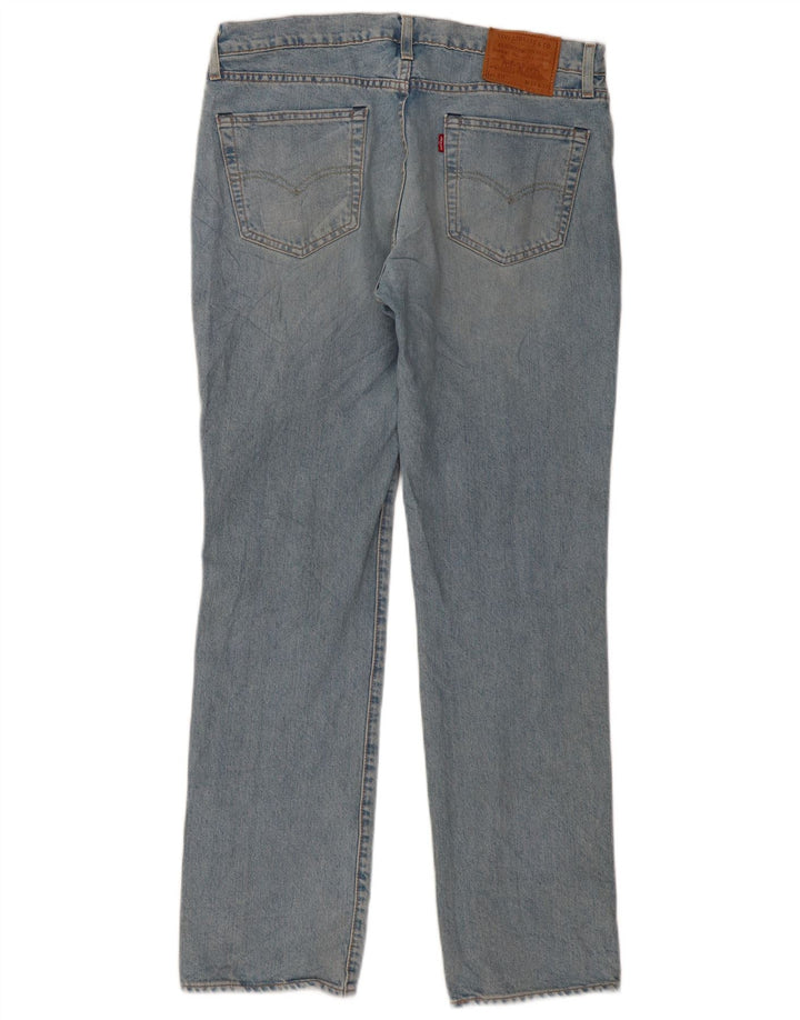 LEVI'S Herre 511 Slim Jeans W34 L32 Blå Bomuld