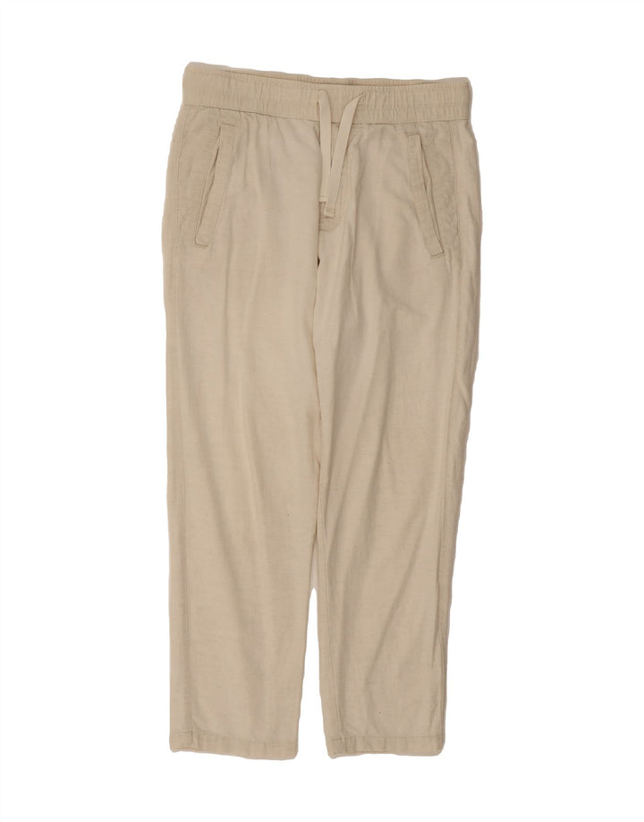 ZARA Womens Straight Chino Trousers Small W28 L26 Beige Vintage Zara and Second-Hand Zara from Messina Hembry 