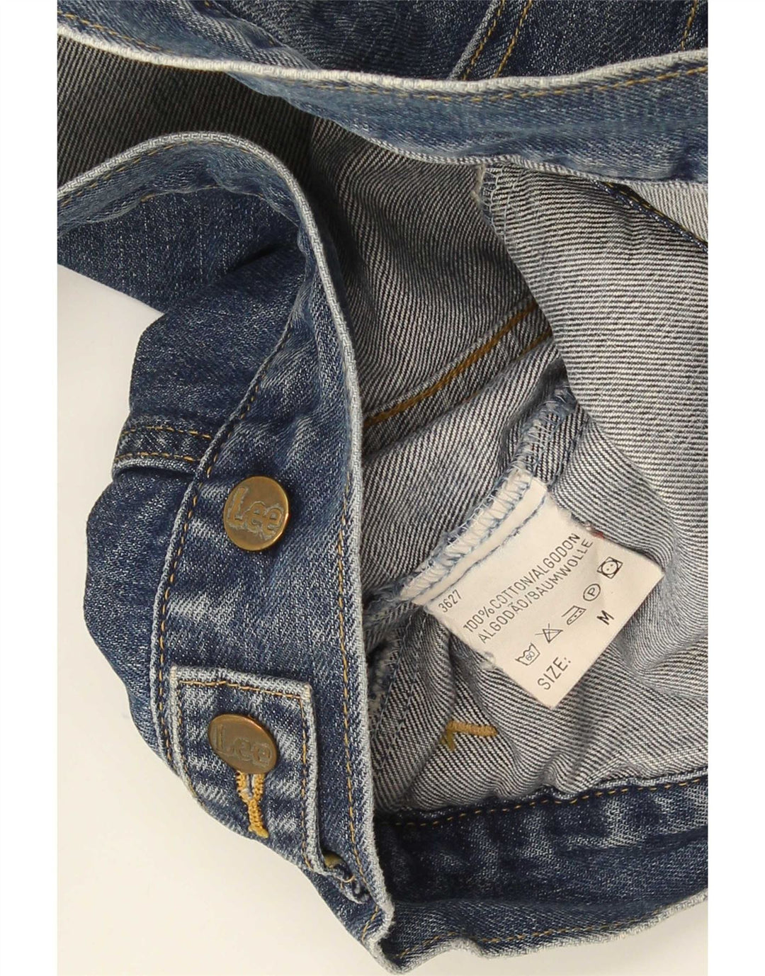 Lee Boys Crop denimjakke 8-9 år Medium Blue Cotton