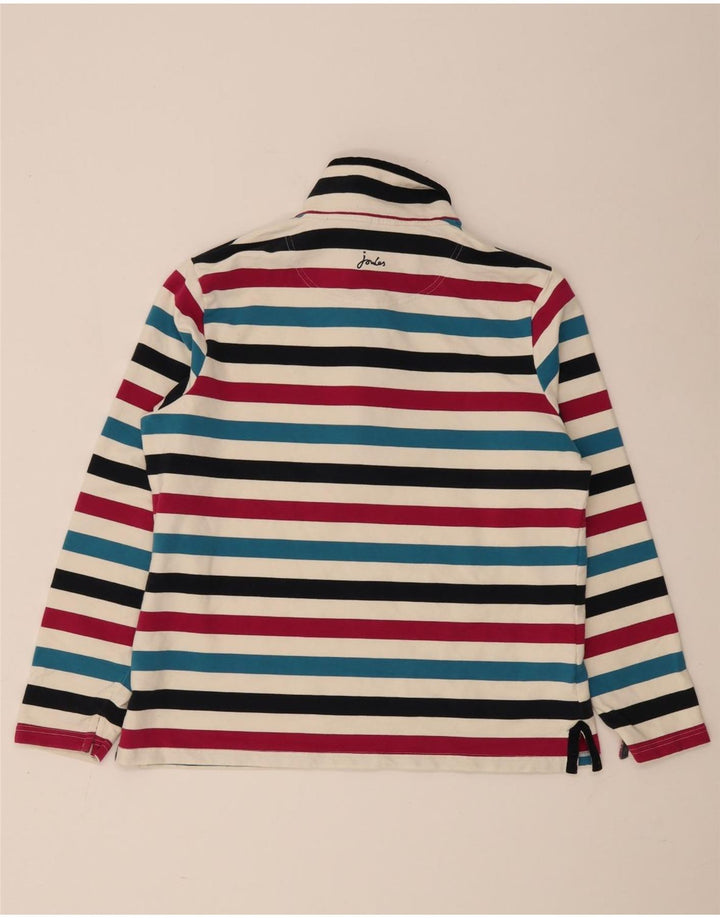 Joules Dame Sweatshirt Jumper UK 16 Stor Flerfarvet Stribet