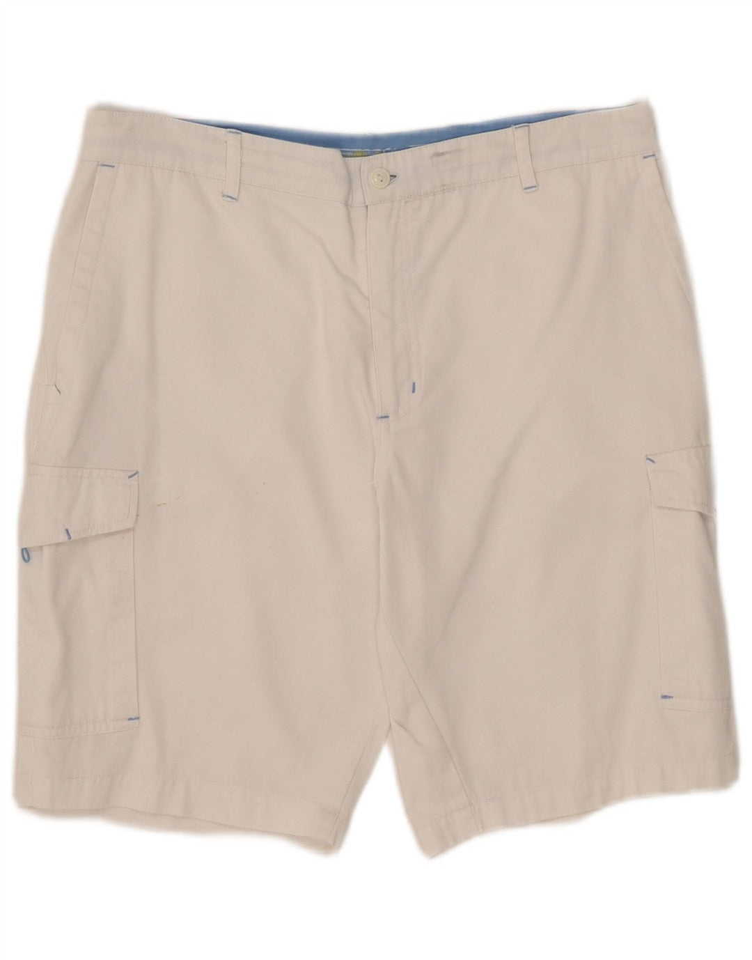 AST Herre Cargo Shorts W34 store hvide bomuld
