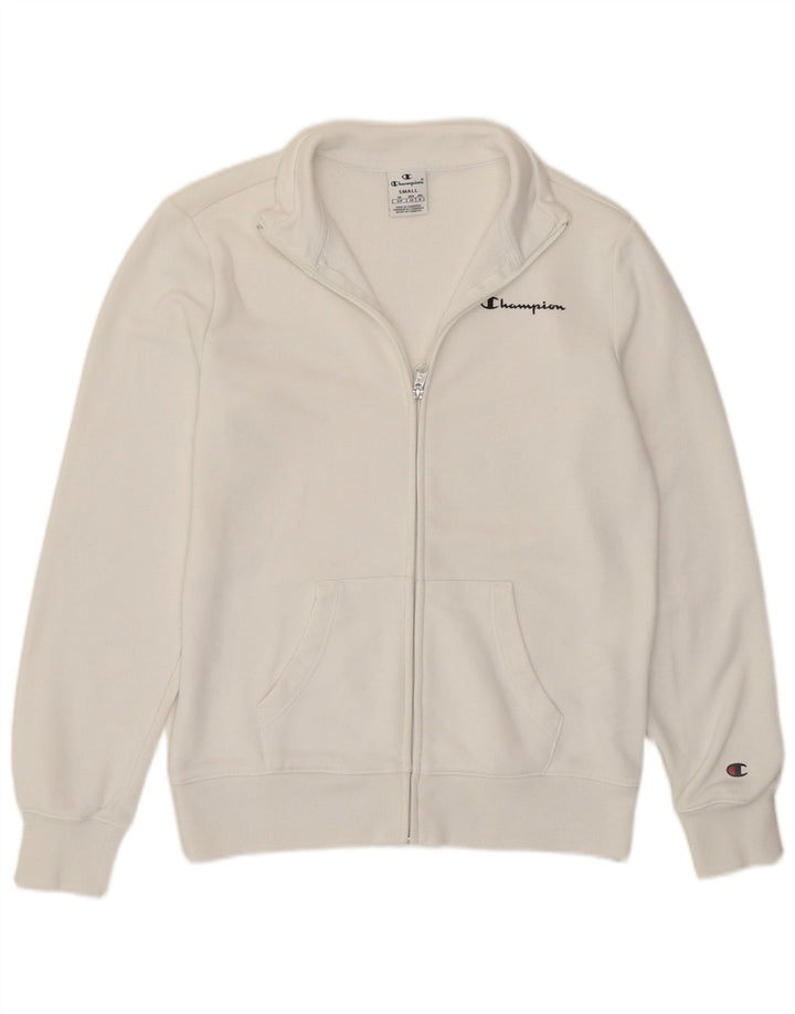 Champion Womens træningsdragt Topjakke UK 10 Small White Bomuld