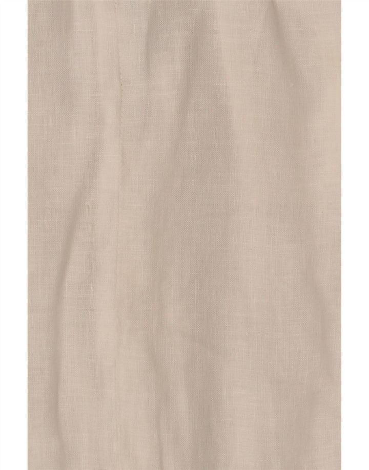 Diesel Herre grafisk skjorte stor hvid linned