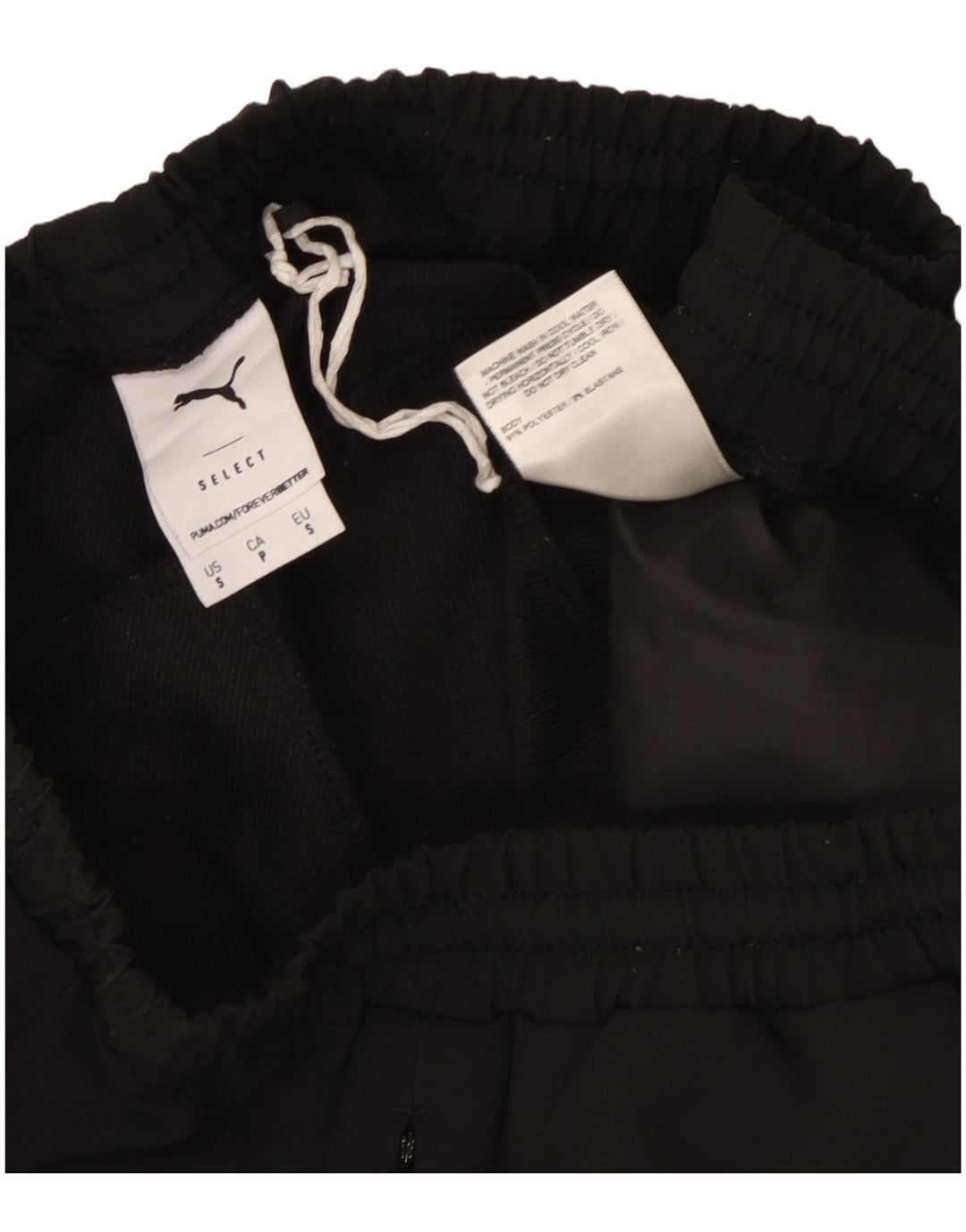 Puma Dame Capri Træningsdragt Bukser UK 10 Small Black Polyester