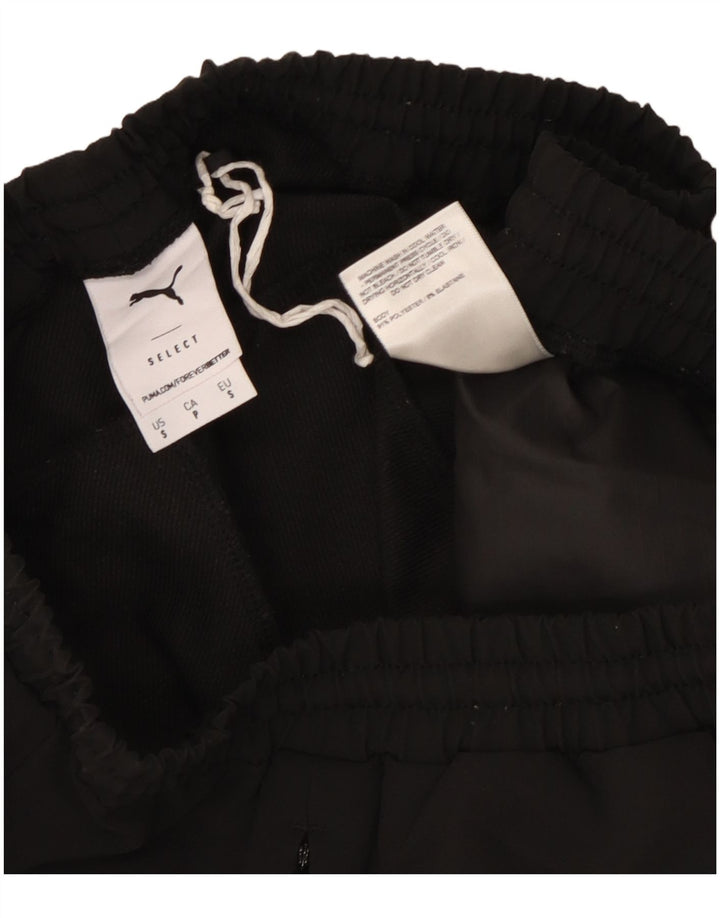 Puma Dame Capri Træningsdragt Bukser UK 10 Small Black Polyester
