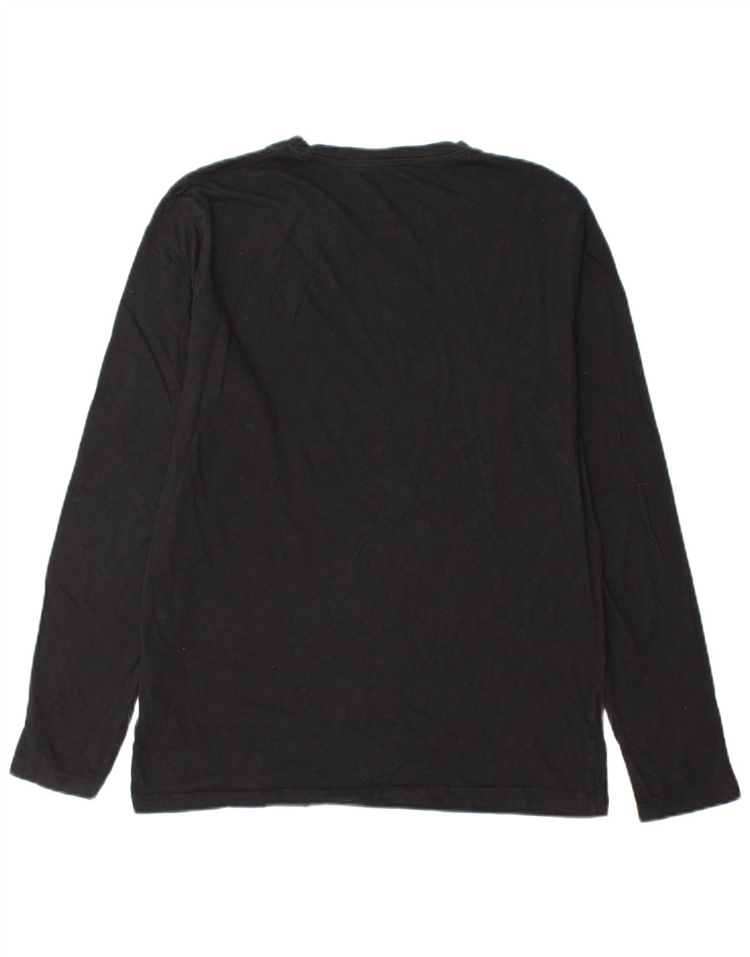 Jack & Jones Herre grafisk top Langærmet medium sort bomuld
