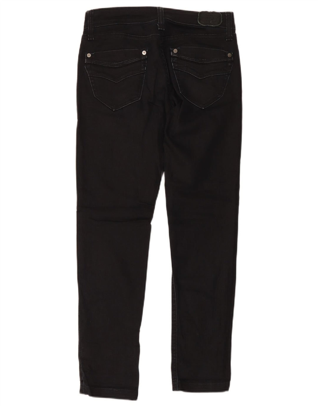 Replay Dame Slim Jeans W27 L32 Sort Bomuld