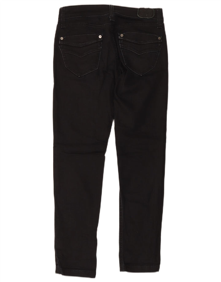 Replay Dame Slim Jeans W27 L32 Sort Bomuld