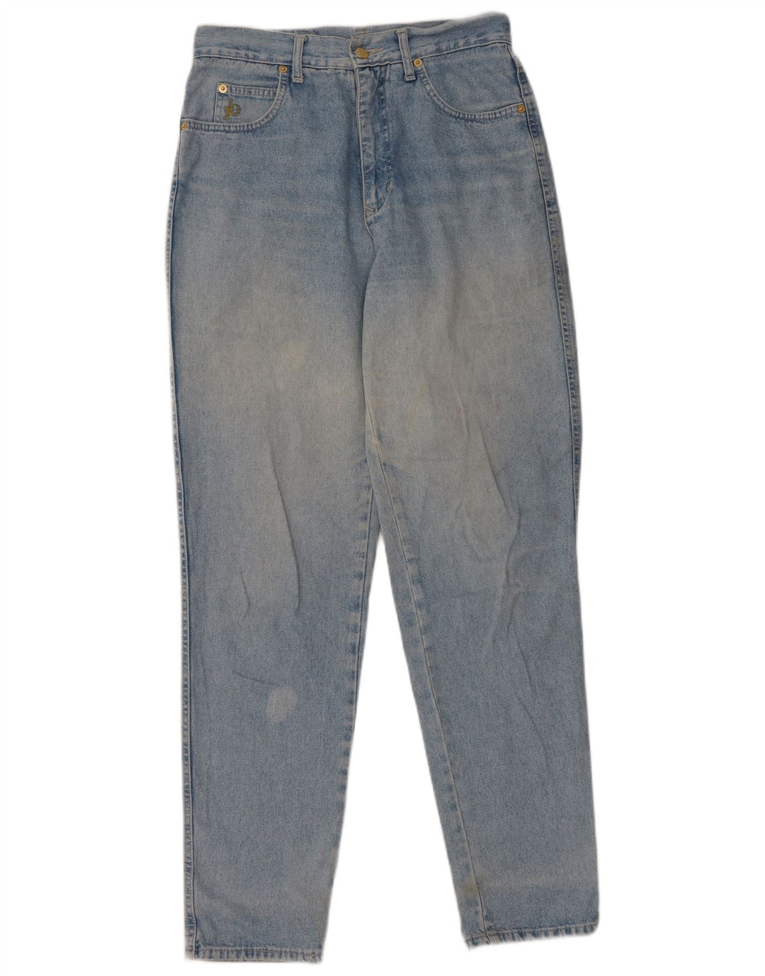 Roccobarocco Kvinder Højtaljede Tapered Jeans IT 45 Medium W31 L31 Blå