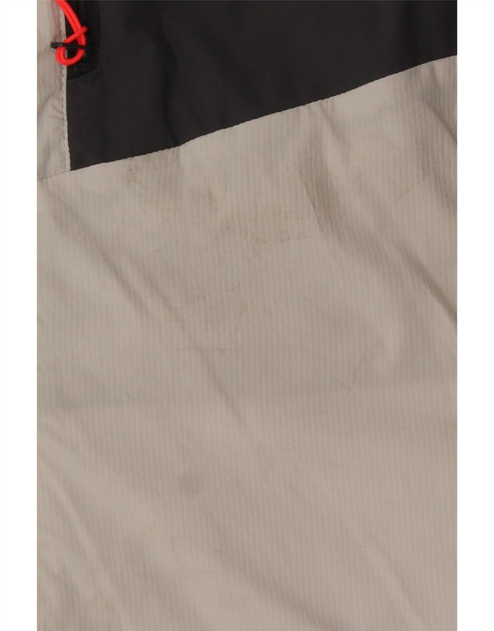 Jack Wolfskin Dame Windbreaker Jacket UK 18 XL Hvid Colourblock
