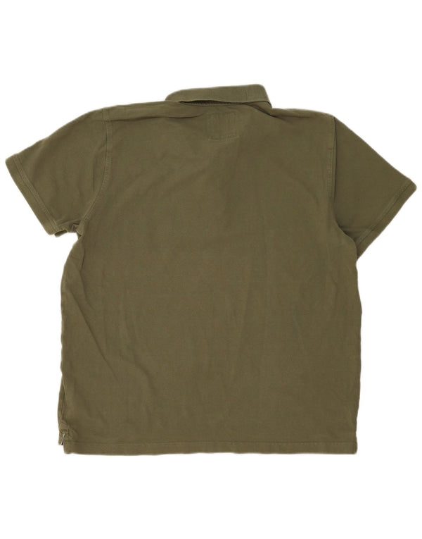 Crew Clothing Herre Polo Shirt 2XL Khaki Bomuld