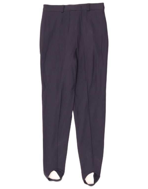 Fila Dame Stigbøjle Casual Bukser IT 44 Medium W28 L30 Marineblå Akryl