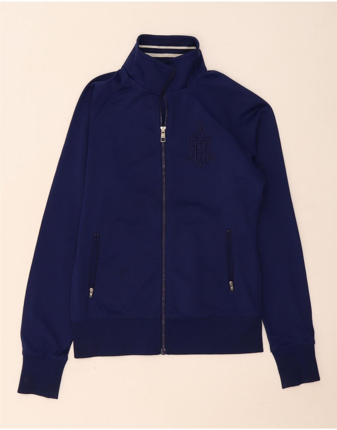 Nike Grafisk træningsdragt topjakke til kvinder UK 12 Medium Navy Blue