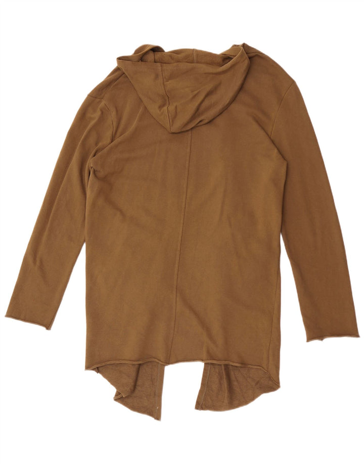 Zara Herre hættecardigan sweater Medium brun bomuld