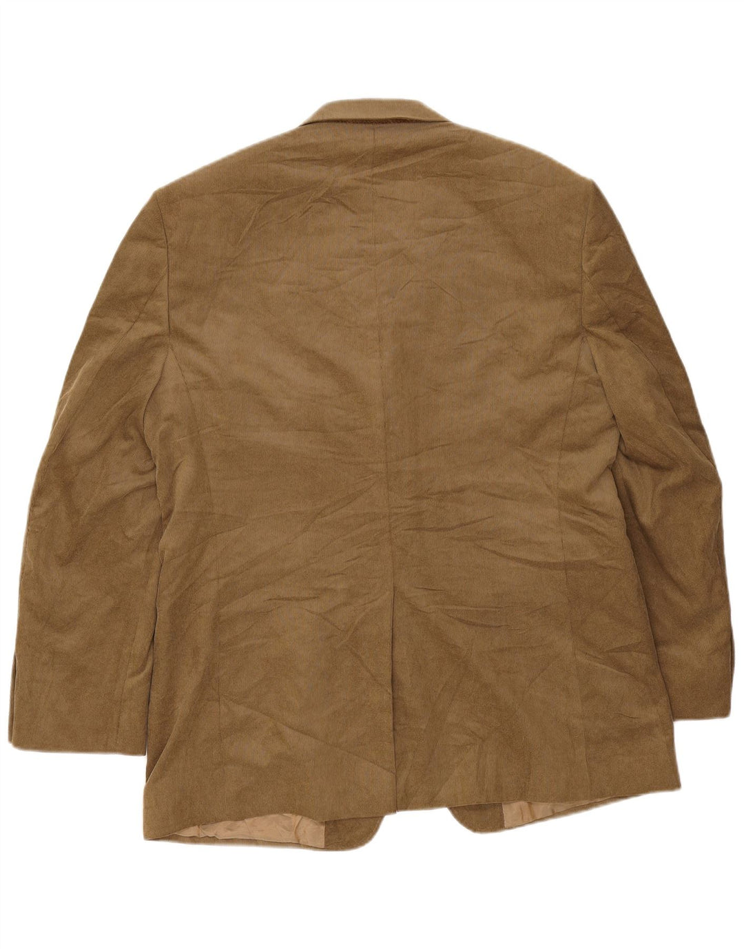 Marks & Spencer Herre 2-knaps Corduroy Blazer Jacket UK 42 Large Beige