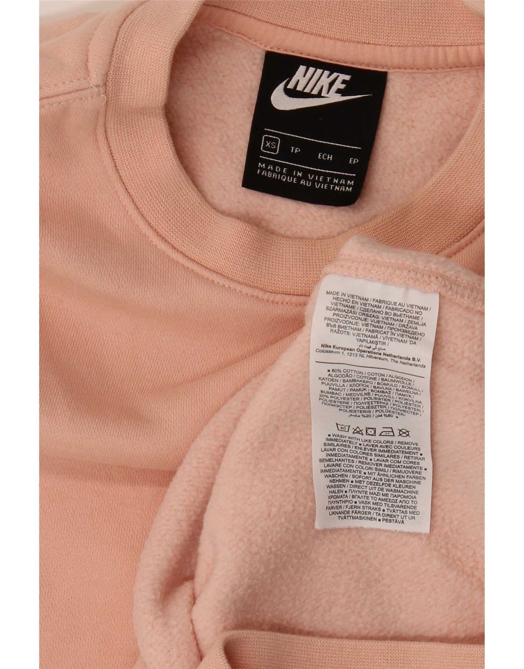 Nike Sweatshirt til mænd XS Pink bomuld