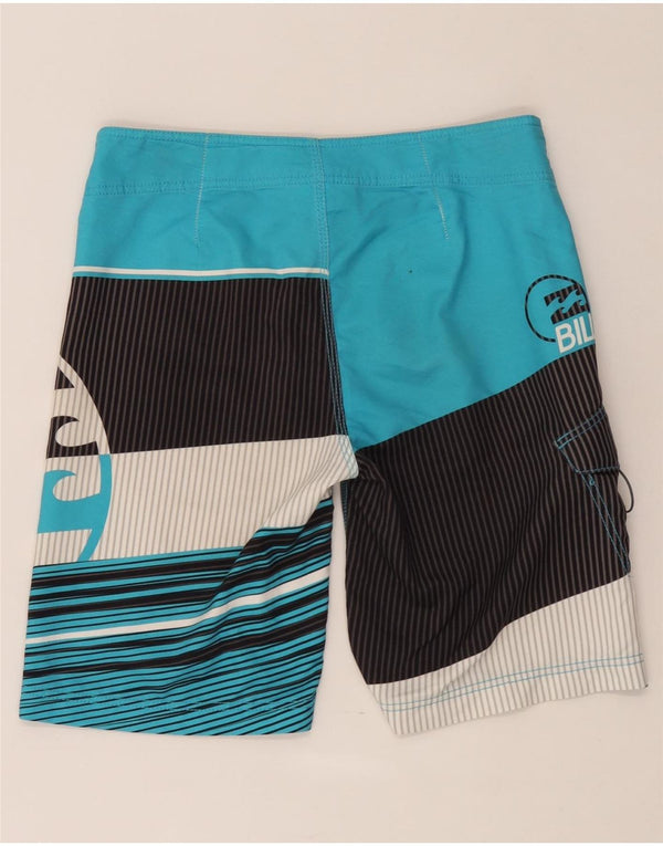 Billabong Herre grafiske svømmeshorts Medium Blue Colourblock Polyester