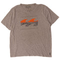Billabong Herre Core Fit Grafisk T-Shirt Top XL Grå Bomuld