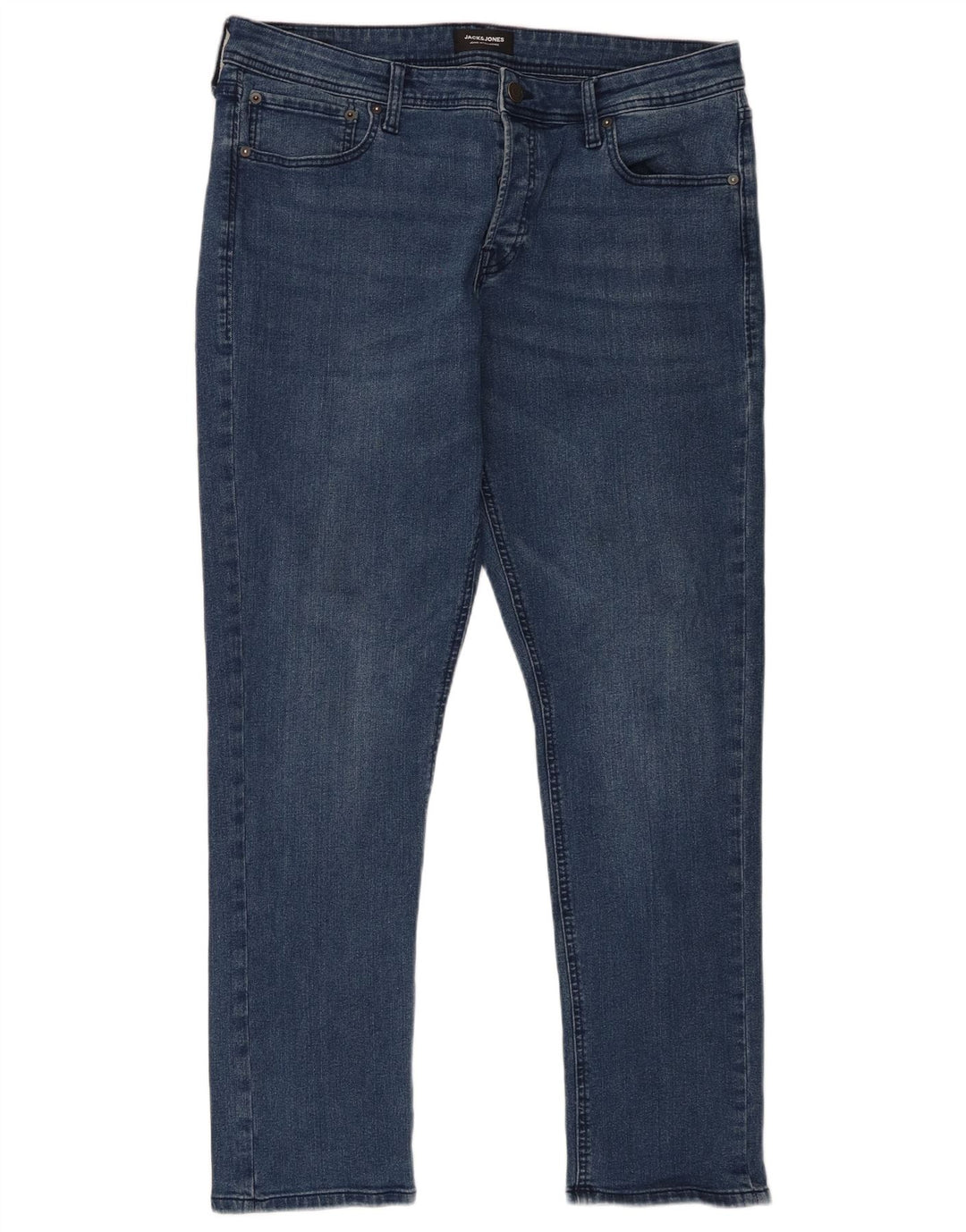 Jack & Jones Herre Slim Jeans W36 L32 Blå Bomuld