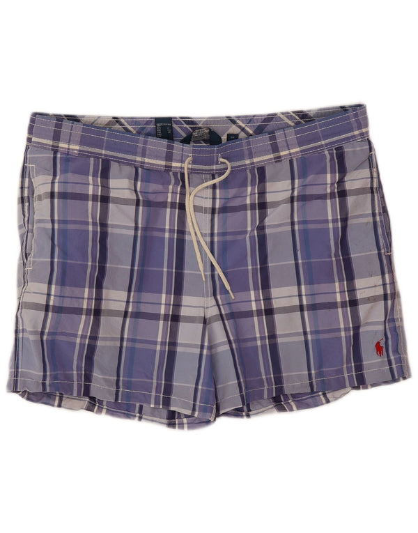 Polo Ralph Lauren Herre svømmeshorts Medium Blue Check Polyester