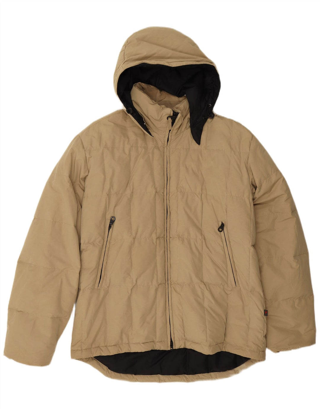 Diadora Herre hættepolstret jakke UK 42 XL Beige Polyester