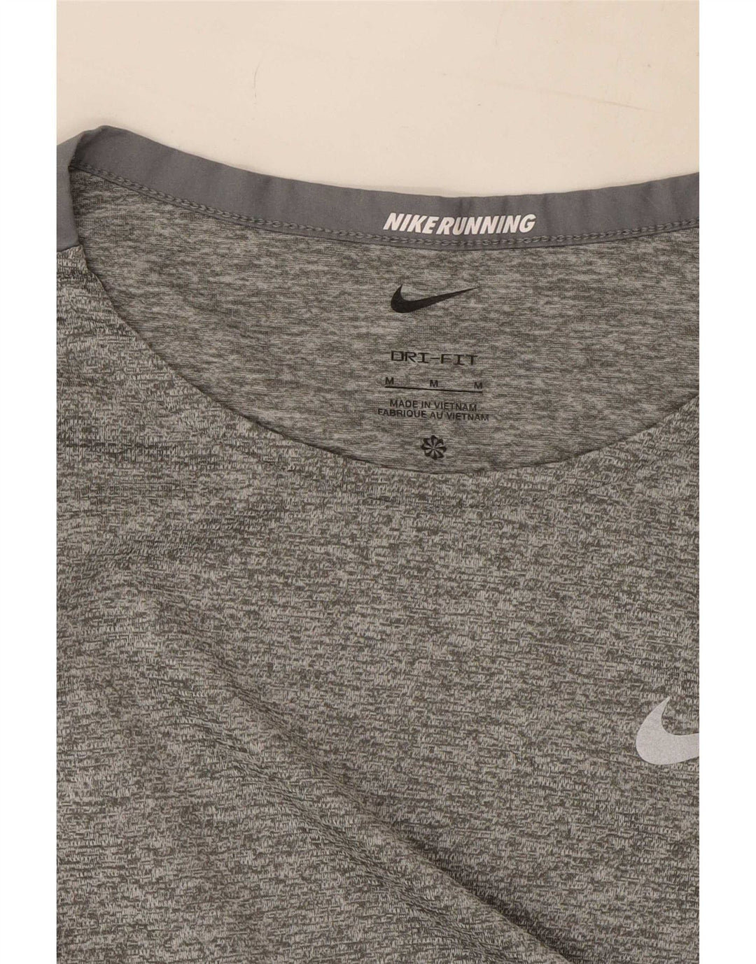 Nike Herre Dri Fit T-shirt Top Medium Grey Flecked