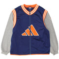 Adidas Træningsdragt til mænd Topjakke UK 40/42 Medium Navy Blue Colourblock