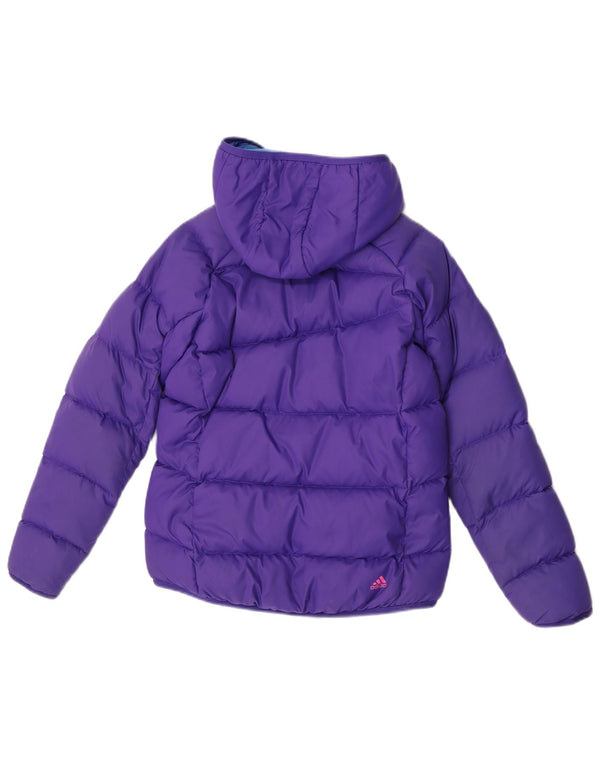 Adidas Piger Polstret Hættejakke 11-12 år Lilla Nylon