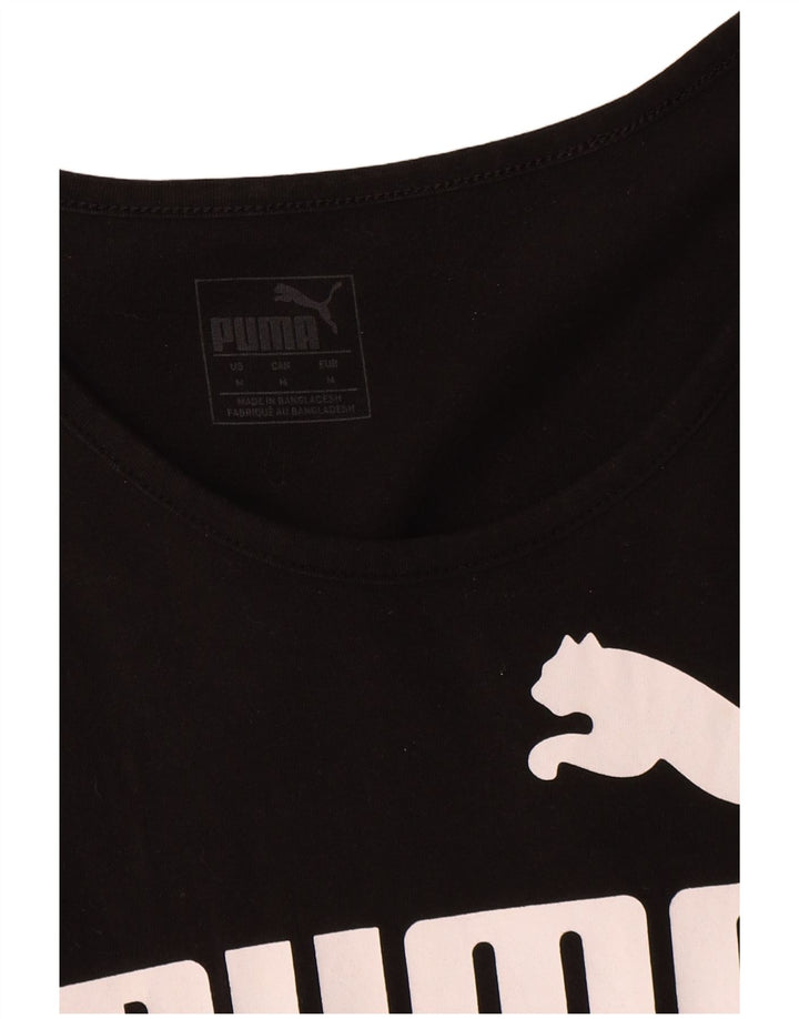 Puma Herre Grafisk Vest Top Medium Sort Bomuld