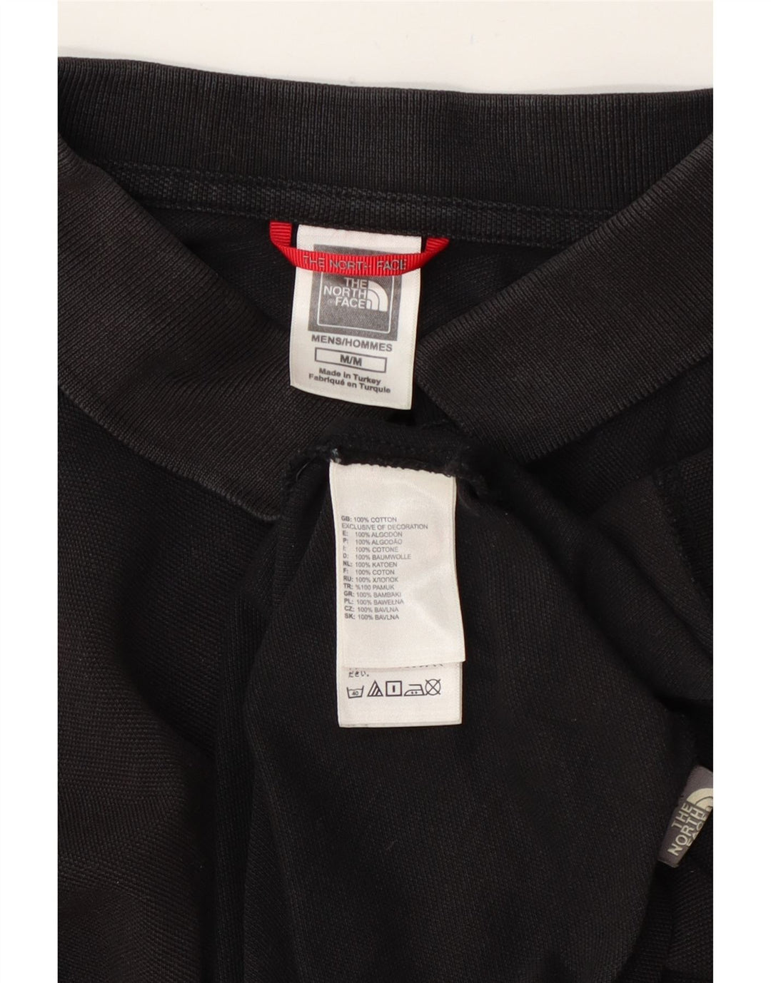 The North Face Herre poloshirt Medium Sort Bomuld