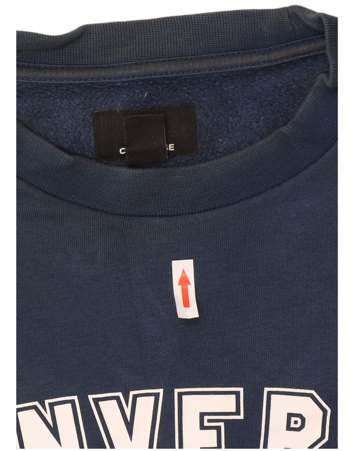 Converse grafisk sweatshirt til mænd, lille marineblå