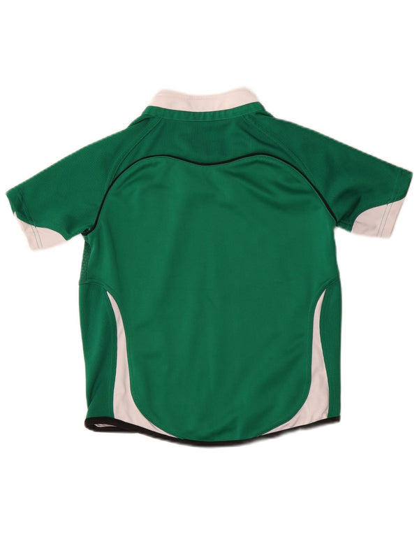 PUMA Drenge IRFU Grafisk T-Shirt Top 9-10 År Grøn Colourblock