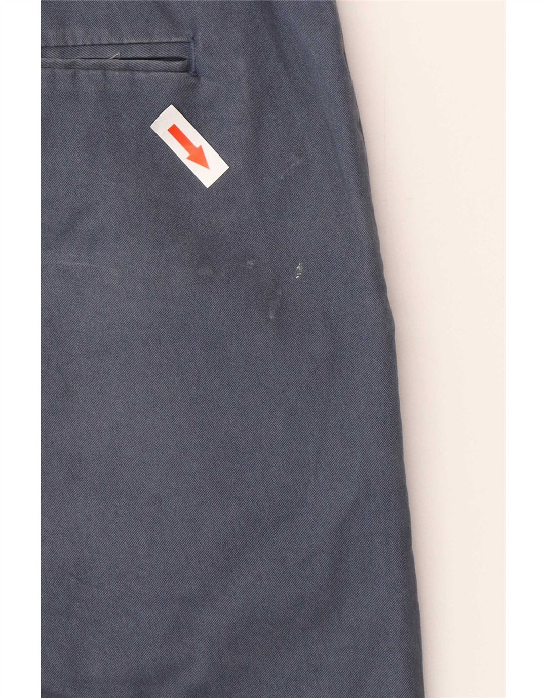 Marks & Spencer Herre Regular Fit Chinobukser W34 L32 Blå bomuld