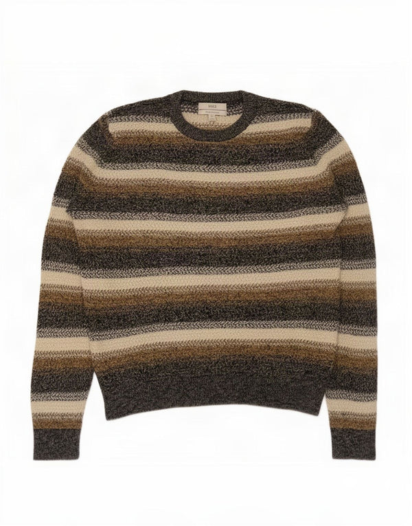 Marks & Spencer Herretrøjetrøje med rund hals, medium flerfarvet stribet