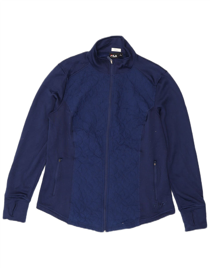 FILA træningsdragt topjakke til kvinder UK 16 Stor marineblå polyester