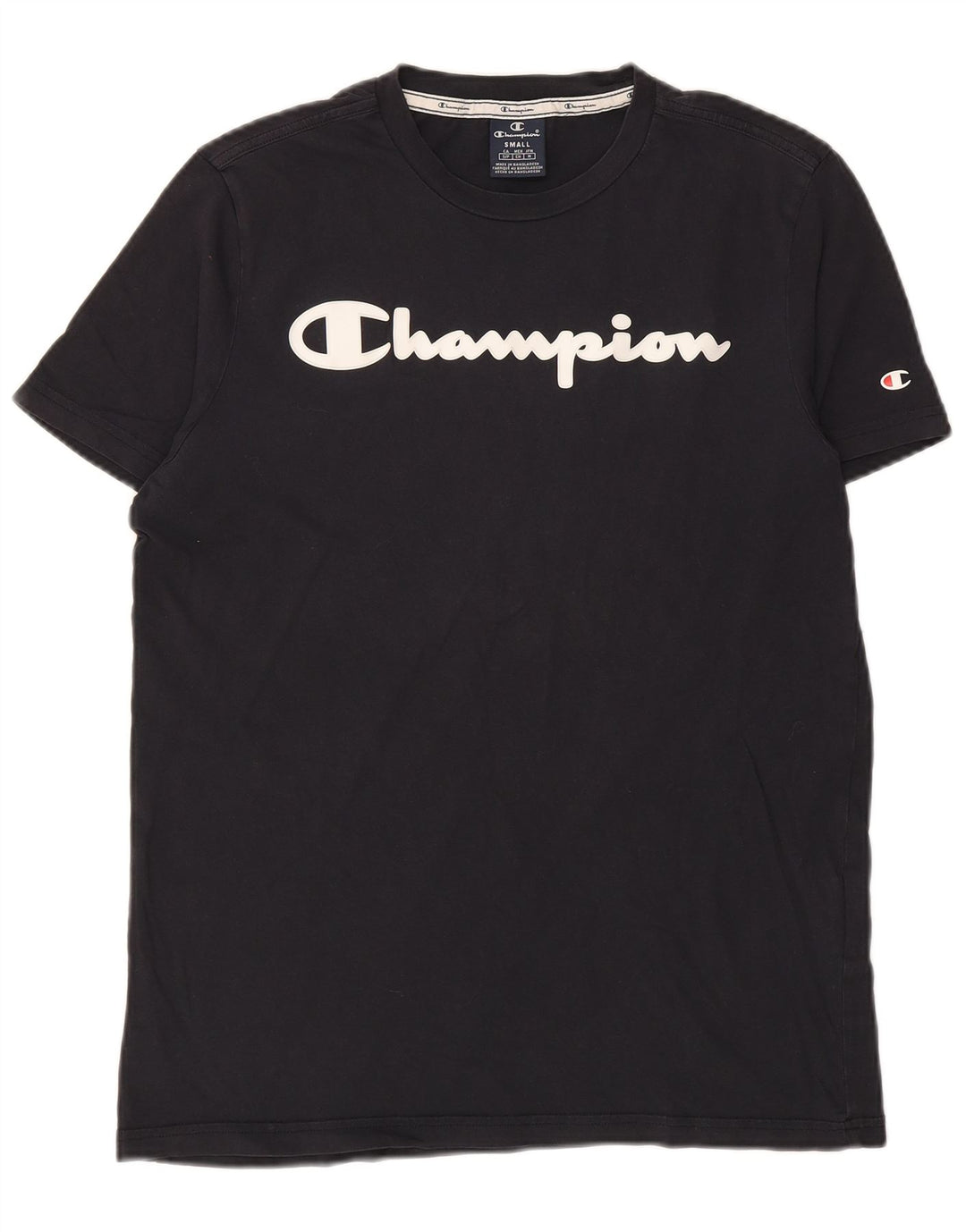 CHAMPION Grafisk T-shirt til mænd, lille marineblå bomuld