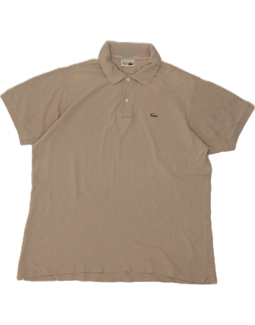 LACOSTE Mens Polo Shirt Size 7 2XL Grey Cotton Vintage Lacoste and Second-Hand Lacoste from Messina Hembry 