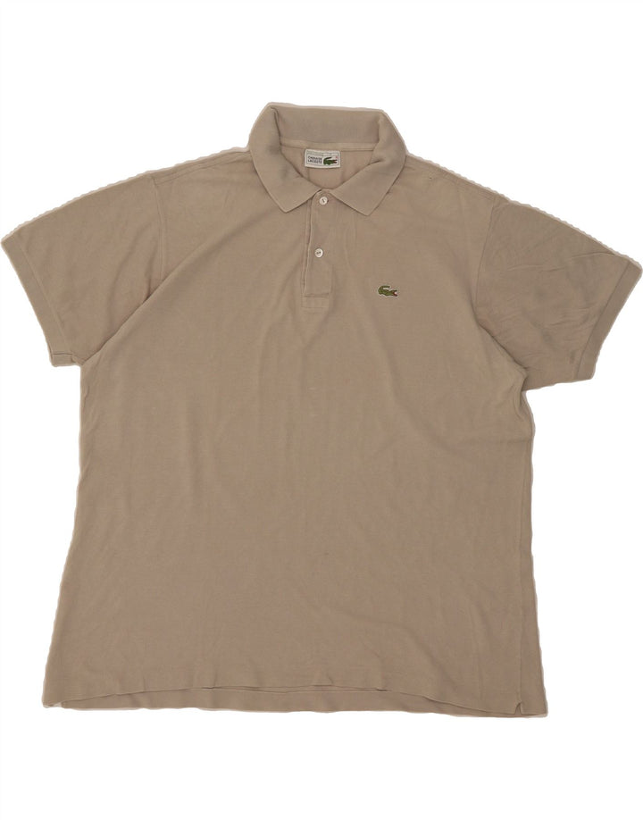 LACOSTE Mens Polo Shirt Size 7 2XL Grey Cotton Vintage Lacoste and Second-Hand Lacoste from Messina Hembry 