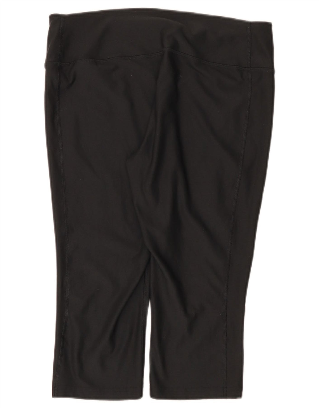 Nike Dame Capri Leggings UK 14 Large Black Polyester Sports